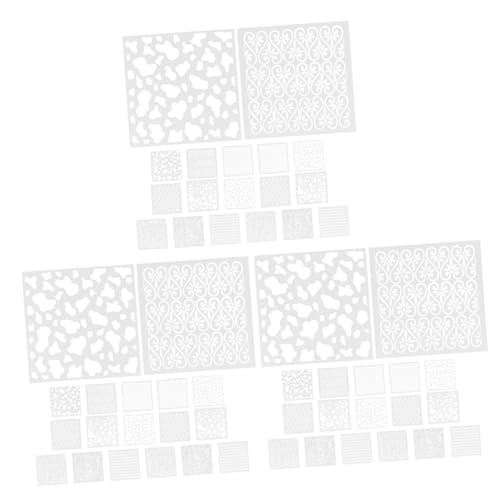 OSALADI 3 Sätze Doodle-zeichnungsvorlage Schablonen Ziehen Schablonen Vorlage Kunsthandwerk Malschablonen Schablonen Zum Zeichnen Einzigartige Formschablonen Das Haustier Weiß 18 Stück * 3 OSALADI 3 Sätze Doodle-zeichnungsvorlage Schablonen Ziehen Schablonen Vorlage Kunsthandwerk Malschablonen Schablonen Zum Zeichnen Einzigartige Formschablonen Das Haustier Weiß 18 Stück * 3 von OSALADI