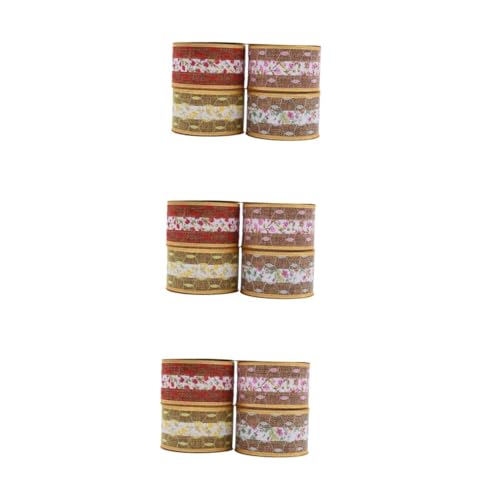 OSALADI 3 Sätze Doppellagiges Spitzenband Geflochtenem Diy Dekorationsmaterial Für Hochzeiten Und Bastelarbeiten Gemischte Farben Yards Pro Rolle 4 Rollen * 3 OSALADI 3 Sätze Doppellagiges Spitzenband Geflochtenem Diy Dekorationsmaterial Für Hochzeiten Und Bastelarbeiten Gemischte Farben Yards Pro Rolle 4 Rollen * 3 von OSALADI
