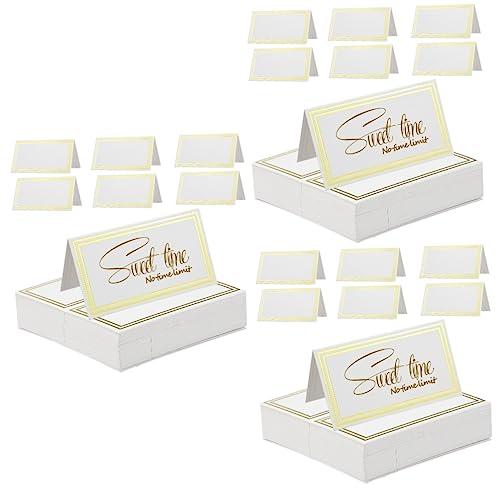 OSALADI 3 Sätze Elegante Tischkarten Hochwertige Platzkarten Mit Bronziertem Design Für Hochzeiten Und Dinnerpartys Für Festliche Anlässe Und Tischdekoration 60 Stück * 3 OSALADI 3 Sätze Elegante Tischkarten Hochwertige Platzkarten Mit Bronziertem Design Für Hochzeiten Und Dinnerpartys Für Festliche Anlässe Und Tischdekoration 60 Stück * 3 von OSALADI