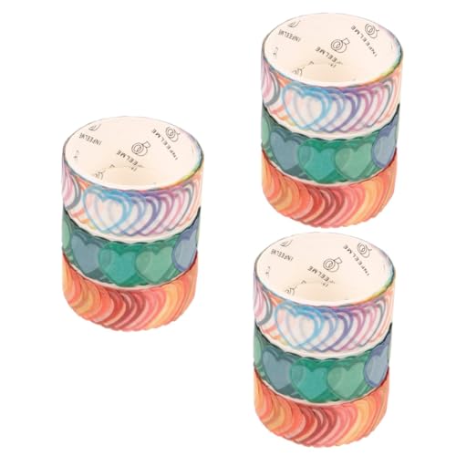 OSALADI 3 Sätze Geständnisdichterkassade Schrott Notizbuch Klebrig Sammelalbum Für Vintage Washi Tape Dekoratives Klebeband Zum Basteln Washi-klebeband Washi-tape-masse Papier 3 Rollen * 3 OSALADI 3 Sätze Geständnisdichterkassade Schrott Notizbuch Klebrig Sammelalbum Für Vintage Washi Tape Dekoratives Klebeband Zum Basteln Washi-klebeband Washi-tape-masse Papier 3 Rollen * 3 von OSALADI