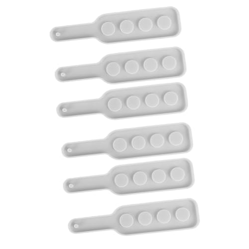 OSALADI 3 Sätze Gießformen Für Serviertabletts Diy Epoxidharz Formen Für Shotgläser Und Dekorationen Langlebig Und Wiederverwendbar Für Bastelprojekte Und Schmuckherstellung 2 Stück * 3 von OSALADI