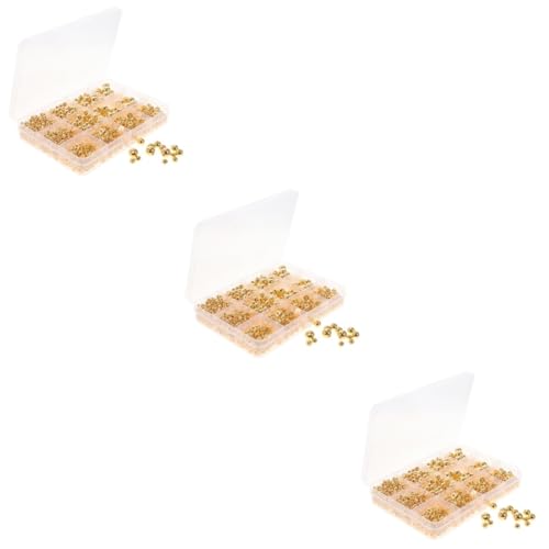 OSALADI 3 Sätze Goldenes Perlenzubehör Uv Perlen Für Armbänder Perlen Für Schmuckhersteller Sortiert Perlen Zum Basteln Von Schmuck Abstandsperlen Zum Basteln Harz 1250 Stück * 3 OSALADI 3 Sätze Goldenes Perlenzubehör Uv Perlen Für Armbänder Perlen Für Schmuckhersteller Sortiert Perlen Zum Basteln Von Schmuck Abstandsperlen Zum Basteln Harz 1250 Stück * 3 von OSALADI