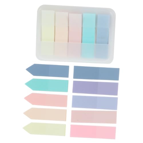 OSALADI 3 Sätze Haftnotizen Multifunktionale Sticky Tabs Pastellfarben für Bürobedarf Praktische Seitenmarker Wiederverwendbar und Leicht Tragbar für Notizen und Organisation von OSALADI