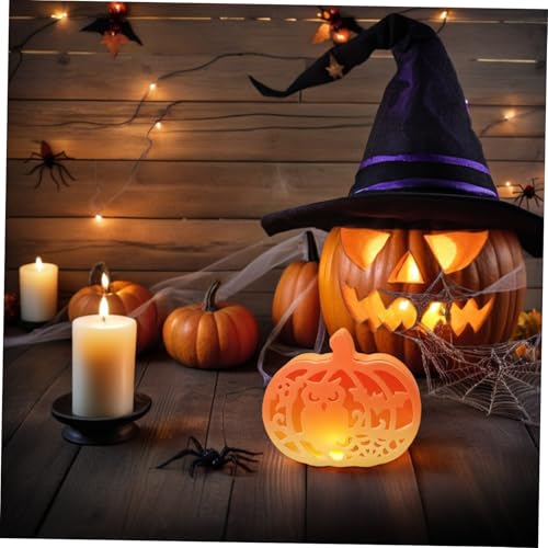 OSALADI 3 Sätze Halloween Silikon Kürbisform für Epoxidharz Teelichthalter Gießform Wiederverwendbar DIY Herbst Dekoration Bastelbedarf für Party und Halloween Fest OSALADI 3 Sätze Halloween Silikon Kürbisform für Epoxidharz Teelichthalter Gießform Wiederverwendbar DIY Herbst Dekoration Bastelbedarf für Party und Halloween Fest von OSALADI
