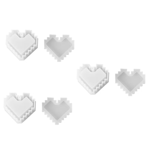 OSALADI 3 Sätze Herzförmige Silikonform für Diy Epoxidharz Gießform für Schmuck und Aufbewahrungsboxen Flexibel und Wiederverwendbar für Kreative Bastelprojekte OSALADI 3 Sätze Herzförmige Silikonform für Diy Epoxidharz Gießform für Schmuck und Aufbewahrungsboxen Flexibel und Wiederverwendbar für Kreative Bastelprojekte von OSALADI