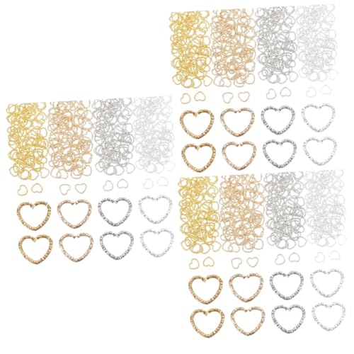 OSALADI 3 Sätze Herzförmige Verbindungselemente Für Schmuckherstellung Teiliges Für Diy Accessoires Kinderfreundlich Glatten Kanten 320 Stück * 3 OSALADI 3 Sätze Herzförmige Verbindungselemente Für Schmuckherstellung Teiliges Für Diy Accessoires Kinderfreundlich Glatten Kanten 320 Stück * 3 von OSALADI