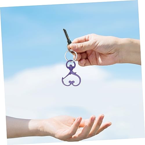 OSALADI 3 Sätze Herzform Schlüsselanhänger Clip Metall Feder Snap Diy Zubehör Für Schlüsselanhänger Farben Helllila Dunkellila 20 Stück * 3 OSALADI 3 Sätze Herzform Schlüsselanhänger Clip Metall Feder Snap Diy Zubehör Für Schlüsselanhänger Farben Helllila Dunkellila 20 Stück * 3 von OSALADI