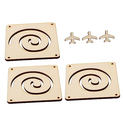 OSALADI 3 Sätze Holz Diy Chute Plane Puzzle Blank Holzspielzeug für Kreative Bastelprojekte für Familien OSALADI 3 Sätze Holz Diy Chute Plane Puzzle Blank Holzspielzeug für Kreative Bastelprojekte für Familien von OSALADI