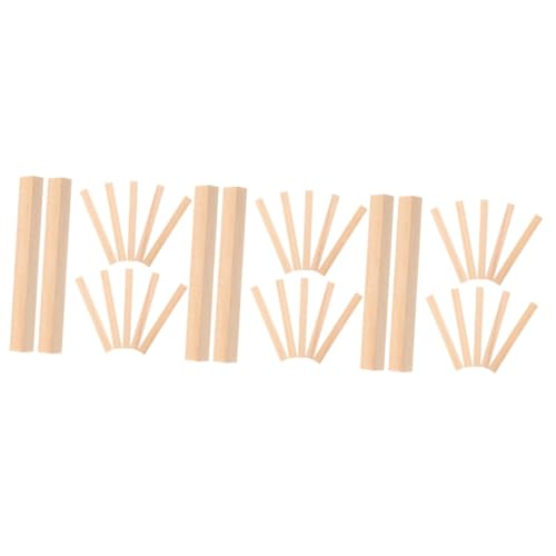 OSALADI 3 Sätze Holzstangenmodellmaterial Runden Stöcke Klein Bastelstock Unfertige Dübelstangen Unvollendetes Holzhandwerk Holz Zum Basteln Holzbearbeitungsdübel Kiefernholz 30 Stück * 3 OSALADI 3 Sätze Holzstangenmodellmaterial Runden Stöcke Klein Bastelstock Unfertige Dübelstangen Unvollendetes Holzhandwerk Holz Zum Basteln Holzbearbeitungsdübel Kiefernholz 30 Stück * 3 von OSALADI