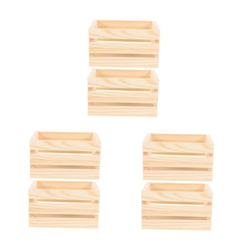 OSALADI 3 Sätze Kleine Holz Kisten Für Puppenhaus Miniaturen Stabile Miniatur Körbchen Aus Holz Vielseitig Für Mikro Landschaften Detailreich Verarbeitet Zur Aufbewahrung Von 2 Stück * 3 OSALADI 3 Sätze Kleine Holz Kisten Für Puppenhaus Miniaturen Stabile Miniatur Körbchen Aus Holz Vielseitig Für Mikro Landschaften Detailreich Verarbeitet Zur Aufbewahrung Von 2 Stück * 3 von OSALADI
