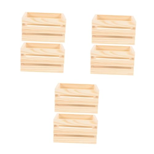 OSALADI 3 Sätze Kleine Miniatur Holzkisten Aus Holz Vielseitige Puppenhaus Dekoration Leichtes Realistisch Gestaltetes Aufbewahrungskörbchen Für Mini Supermarkt Und 2 Stück * 3 OSALADI 3 Sätze Kleine Miniatur Holzkisten Aus Holz Vielseitige Puppenhaus Dekoration Leichtes Realistisch Gestaltetes Aufbewahrungskörbchen Für Mini Supermarkt Und 2 Stück * 3 von OSALADI