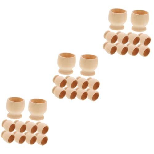 OSALADI 3 Sätze Kreativer Eierbecher Individuell Bunt Groß Lackierbar Eierbecherhalter Becherförmiger Eierhalter Holzteihalter Ostereierhalterständer Holz Ostereihalter Beige 10 Stück * 3 OSALADI 3 Sätze Kreativer Eierbecher Individuell Bunt Groß Lackierbar Eierbecherhalter Becherförmiger Eierhalter Holzteihalter Ostereierhalterständer Holz Ostereihalter Beige 10 Stück * 3 von OSALADI