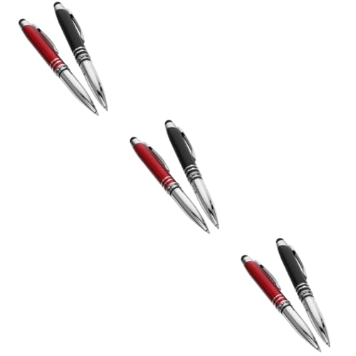 OSALADI 3 Sätze Kugelschreiber Schreiben Tipp Stifte Mit Licht Zeichenstifte Touchscreen-stift Ballpunktstifte Tragbarer Schreibstift Stifte Mit Stylus-spitzen Metall 4 Stück * 3 OSALADI 3 Sätze Kugelschreiber Schreiben Tipp Stifte Mit Licht Zeichenstifte Touchscreen-stift Ballpunktstifte Tragbarer Schreibstift Stifte Mit Stylus-spitzen Metall 4 Stück * 3 von OSALADI