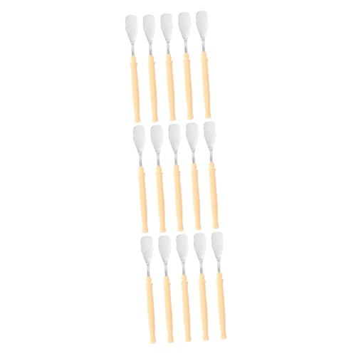 OSALADI 3 Sätze Kunstspachtel Schiebeschalter Spatel Raclette Farbpalette Paint Mixer Zeichnen Stifte Farbmischzubehör Farbspachtel Pigmentschaber Farbmischwerkzeug Plastik 5 Stücke * 3 von OSALADI