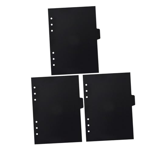 OSALADI 3 Sätze Loseblatttrenner Nachfüllungen Papier Datei Einsätze Notizbilder Notizbuchordner-organizer Loch A5 Ordner Planer Regiert Klare Trennwände Schule Pp Black OSALADI 3 Sätze Loseblatttrenner Nachfüllungen Papier Datei Einsätze Notizbilder Notizbuchordner-organizer Loch A5 Ordner Planer Regiert Klare Trennwände Schule Pp Black von OSALADI