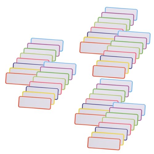 OSALADI 3 Sätze Magnetische Beschriftungslabels Teilig Wiederverwendbare Beschreibbare Magnetetiketten Für Whiteboards Kühlschränke Und Praktische Farbige Memo Tags 54 Stück * 3 OSALADI 3 Sätze Magnetische Beschriftungslabels Teilig Wiederverwendbare Beschreibbare Magnetetiketten Für Whiteboards Kühlschränke Und Praktische Farbige Memo Tags 54 Stück * 3 von OSALADI