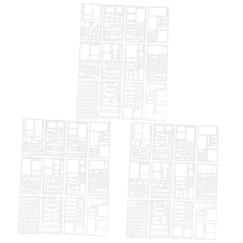 OSALADI 3 Sätze Malvorlage Schablonen Für Sprühfarbe Zeitschriftenvorlagen Schablonen Zum Sprühen Journal -schablone Tragbare Malschablonen Vorlage Schablone Das Haustier 12 Stücke * 3 OSALADI 3 Sätze Malvorlage Schablonen Für Sprühfarbe Zeitschriftenvorlagen Schablonen Zum Sprühen Journal -schablone Tragbare Malschablonen Vorlage Schablone Das Haustier 12 Stücke * 3 von OSALADI