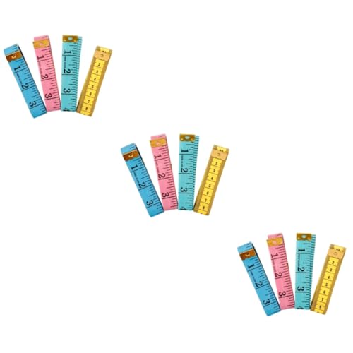 OSALADI 3 Sätze Messung Des Weichen Lineers Maßband Maßschneidern Stoffmessband Maßband Körper Maßband Nähen Maßband Für Kleidung Maßband Zum Nähen Zu Hause Pvc-kunststoff 4 Stück * 3 OSALADI 3 Sätze Messung Des Weichen Lineers Maßband Maßschneidern Stoffmessband Maßband Körper Maßband Nähen Maßband Für Kleidung Maßband Zum Nähen Zu Hause Pvc-kunststoff 4 Stück * 3 von OSALADI