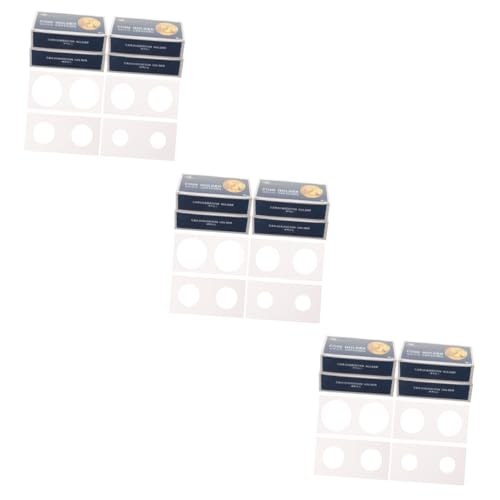 OSALADI 3 Sätze Münz-büroklammer Beschützer Münzhalter Für Sammler Fall Halter Für Büroklammern Professioneller Münzschutz Münzzubehör Münzklammer Münzsammler Bedarf Papier 4boxen*3 von OSALADI
