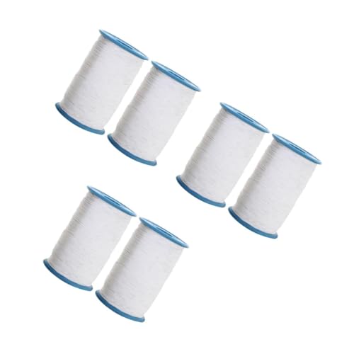 OSALADI 3 Sätze Nähgarn Elastisches Garn Für Kleidung Und Hosen Hochwertige Nähfäden Für Quiltarbeiten Und Allgemeines Nähen Weiß Mit Zufälliger Rohrfarbe 2 Stück * 3 OSALADI 3 Sätze Nähgarn Elastisches Garn Für Kleidung Und Hosen Hochwertige Nähfäden Für Quiltarbeiten Und Allgemeines Nähen Weiß Mit Zufälliger Rohrfarbe 2 Stück * 3 von OSALADI