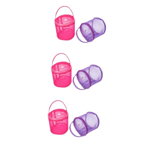 OSALADI 3 Sätze Netzdesign Garnballtasche Tragbare Aufbewahrungstasche Für Wolle Und Strickzubehör Für Reisen Und Handarbeiten Lilafarben Und 2 Stücke * 3 OSALADI 3 Sätze Netzdesign Garnballtasche Tragbare Aufbewahrungstasche Für Wolle Und Strickzubehör Für Reisen Und Handarbeiten Lilafarben Und 2 Stücke * 3 von OSALADI