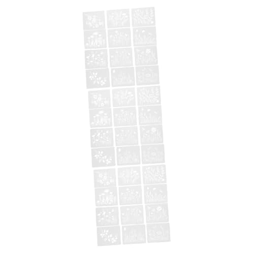 OSALADI 3 Sätze Pflanzen Schablonen Teilig Wiederverwendbare DIY Malvorlagen für Wandgestaltung Sicher für Pet Material für Stoffe und Mehr OSALADI 3 Sätze Pflanzen Schablonen Teilig Wiederverwendbare DIY Malvorlagen für Wandgestaltung Sicher für Pet Material für Stoffe und Mehr von OSALADI