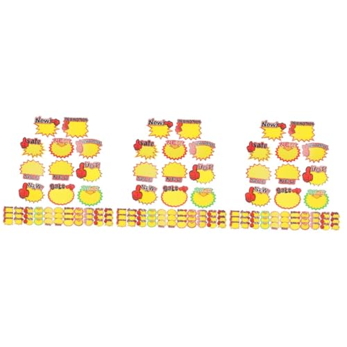 OSALADI 3 Sätze Preis Schild Display-tags Für Den Einzelhandel Tag-aufkleber Entfernbare Etiketten Zeichen Supermarkt-einzelhandelsschilder Supermarkt-preisschilder Papier 600 Stück * 3 OSALADI 3 Sätze Preis Schild Display-tags Für Den Einzelhandel Tag-aufkleber Entfernbare Etiketten Zeichen Supermarkt-einzelhandelsschilder Supermarkt-preisschilder Papier 600 Stück * 3 von OSALADI