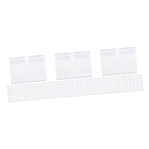 OSALADI 3 Sätze Preiskarte Tags Für Die Anzeige Display-schildhalter Stand Zeichenhalter Displayhalter Groß Ansteckbare Schilderhalter Preisetiketten-organizer Pvc Transparent 50 Stück * 3 OSALADI 3 Sätze Preiskarte Tags Für Die Anzeige Display-schildhalter Stand Zeichenhalter Displayhalter Groß Ansteckbare Schilderhalter Preisetiketten-organizer Pvc Transparent 50 Stück * 3 von OSALADI