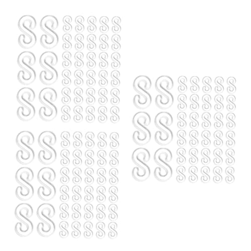 OSALADI 3 Sätze S Clips Für Armbänder Praktische Verbindungselemente Für Diy Armbandherstellung Wiederverwendbare Gummiband Haken Für Bastelprojekte Transparent 500 Stück * 3 OSALADI 3 Sätze S Clips Für Armbänder Praktische Verbindungselemente Für Diy Armbandherstellung Wiederverwendbare Gummiband Haken Für Bastelprojekte Transparent 500 Stück * 3 von OSALADI