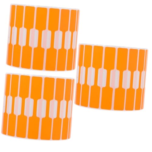OSALADI 3 Sätze Schmucketiketten Schild Schmuck Aufkleber Etikettenaufkleber Farbig Handgemacht Mit Markierung Aufkleber Für Armbänder Etiketten Aufkleber Papier Orange 2000 Stück * 3 OSALADI 3 Sätze Schmucketiketten Schild Schmuck Aufkleber Etikettenaufkleber Farbig Handgemacht Mit Markierung Aufkleber Für Armbänder Etiketten Aufkleber Papier Orange 2000 Stück * 3 von OSALADI