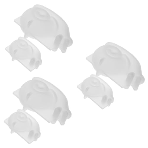 OSALADI 3 Sätze Schnecke-ornament-form Schneckenförmige Form Zur Seifenherstellung Schneckenschmuck Tierformen Wiederverwendbare Formen Schneckenförmige Dekorform Kieselgel 2 Stücke * 3 von OSALADI
