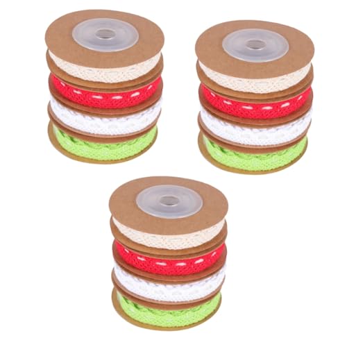 OSALADI 3 Sätze Selbstklebendes Baumwoll Spitzenband Yards Gemischten Farben Diy Dekoration Für Partys Zuhause Und Büro Für Basteln Und Scrapbooking 4rollen*3 OSALADI 3 Sätze Selbstklebendes Baumwoll Spitzenband Yards Gemischten Farben Diy Dekoration Für Partys Zuhause Und Büro Für Basteln Und Scrapbooking 4rollen*3 von OSALADI