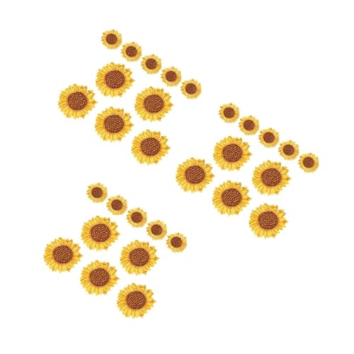 OSALADI 3 Sätze Sonnenblumen Stickpatches Diy Applikationen Für Kleidung Rucksäcke Bestickte Bügelpatches Zur Reparatur Und Dekoration Von Textilien Klein Groß 10 Stück * 3 OSALADI 3 Sätze Sonnenblumen Stickpatches Diy Applikationen Für Kleidung Rucksäcke Bestickte Bügelpatches Zur Reparatur Und Dekoration Von Textilien Klein Groß 10 Stück * 3 von OSALADI