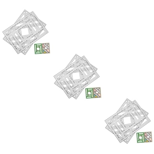OSALADI 3 Sätze Stanzformen Für Grußkarten Handwerk Basteln Prägung Schablone Schneiden Stanzteile Für Die Kartenherstellung Stanzformen Scrapbooking Decor Metall Silber 2 Stück * 3 OSALADI 3 Sätze Stanzformen Für Grußkarten Handwerk Basteln Prägung Schablone Schneiden Stanzteile Für Die Kartenherstellung Stanzformen Scrapbooking Decor Metall Silber 2 Stück * 3 von OSALADI