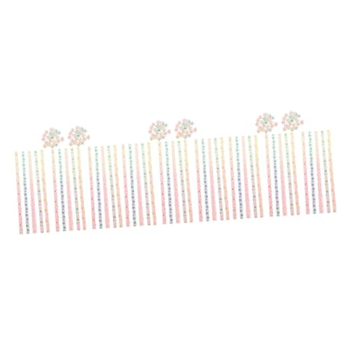 OSALADI 3 Sätze Stern-origami-papierstreifen Hängende Papiersterne Farbig Origami -papier Sternpapier Aus Papier Sternenpapier Gemustertes Origami-papier Sternpapierstreifen 400 Stück * 3 von OSALADI