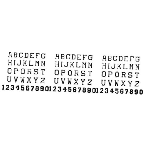 OSALADI 3 Sätze Stoffaufkleber Mit Englischen Buchstaben Aufnäher Hutaufnäher Kleideraufnäher Bastelaufnäher Stoffstickerei Bestickte Aufnäher Für Kleidung Alphabet 36 Stück * 3 von OSALADI