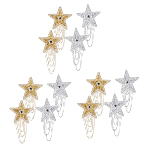 OSALADI 3 Sätze Stoffhalterungen Applikationen Verzierungen Hut Strass Applikationen Patches Für Rucksäcke Fransen Perlen Mantel Bestickte Jeans Patches 4 Stück * 3 OSALADI 3 Sätze Stoffhalterungen Applikationen Verzierungen Hut Strass Applikationen Patches Für Rucksäcke Fransen Perlen Mantel Bestickte Jeans Patches 4 Stück * 3 von OSALADI