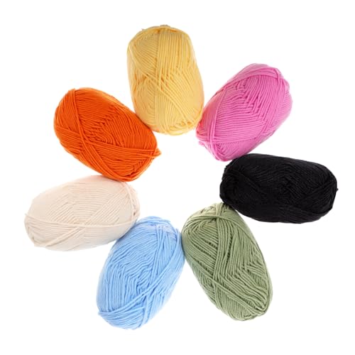 OSALADI 3 Sätze Teiliges Baumwollgarn Vier Farben Für Stricken Häkeln Und Handarbeiten Für Pullover Schals Und Kreative Diy Projekte Beige Blütenrosa Wasserblau Hellgelb 7 Stücke * 3 OSALADI 3 Sätze Teiliges Baumwollgarn Vier Farben Für Stricken Häkeln Und Handarbeiten Für Pullover Schals Und Kreative Diy Projekte Beige Blütenrosa Wasserblau Hellgelb 7 Stücke * 3 von OSALADI