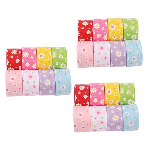 OSALADI 3 Sätze Teiliges Daisy Muster Diy Polyesterband Für Haarschmuck Und Bekleidung Handgemacht Vielseitiges Für Blumen Und Mehr 8 Stück * 3 OSALADI 3 Sätze Teiliges Daisy Muster Diy Polyesterband Für Haarschmuck Und Bekleidung Handgemacht Vielseitiges Für Blumen Und Mehr 8 Stück * 3 von OSALADI