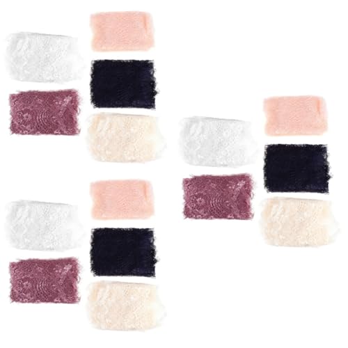 OSALADI 3 Sätze Teiliges Diy Spitzenband Hochwertige Spitze Für Hochzeitsdekoration Kleidung Und Bastelprojekte Elegantes Hautfreundliches Material Verschiedenen Farben 5 Stück * 3 OSALADI 3 Sätze Teiliges Diy Spitzenband Hochwertige Spitze Für Hochzeitsdekoration Kleidung Und Bastelprojekte Elegantes Hautfreundliches Material Verschiedenen Farben 5 Stück * 3 von OSALADI