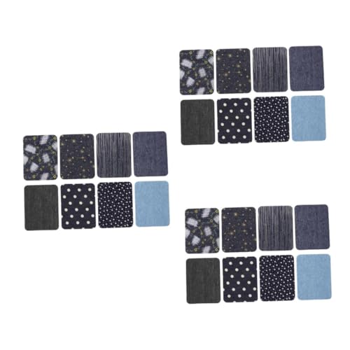 OSALADI 3 Sätze Teiliges Gestickte Aufnäher Zum Aufnähen Für Kleidung Diy Bastelbedarf Einfach Zu Verwenden Für Jacken Und Jeans Dekorative Stoffpatches 8 Stücke * 3 OSALADI 3 Sätze Teiliges Gestickte Aufnäher Zum Aufnähen Für Kleidung Diy Bastelbedarf Einfach Zu Verwenden Für Jacken Und Jeans Dekorative Stoffpatches 8 Stücke * 3 von OSALADI
