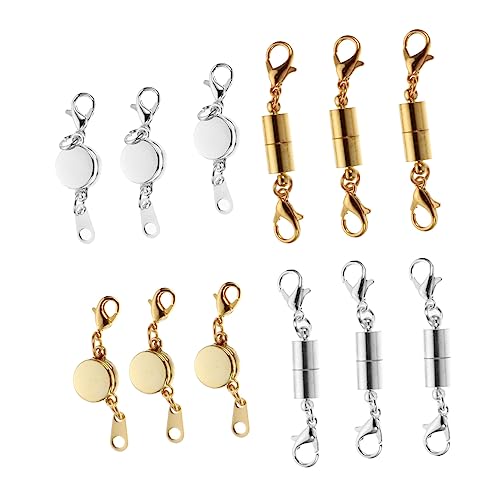 OSALADI 3 Sätze Teiliges Schmuckverschluss Magnetverschluss Armbandverlängerung Für Und Armbänder Glänzende Einfach Zu Verwenden Für Diy Schmuckherstellung 12 Stück * 3 von OSALADI
