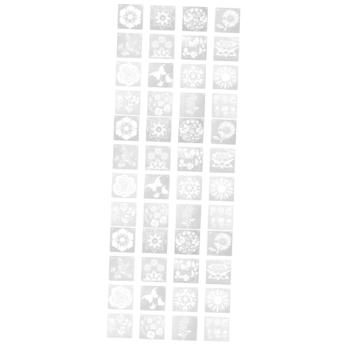 OSALADI 3 Sätze Teiliges Set Wiederverwendbarer Schablonen Für Diy Und Bastelprojekte Multifunktionale Schablonen Für Wandgestaltung Möbel Und Mehr Für Acrylmalerei Und 16 Blätter * 3 von OSALADI