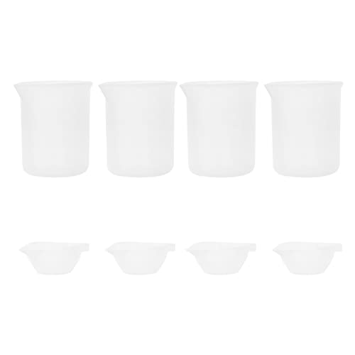 OSALADI 3 Sätze Teiliges Silikon Toning Cup Set Farbmischbecher Für Diy Projekte Für Pigmentfärbung Und Resin Herstellung Sicher Und Praktisch Für Kreative Bastelarbeiten 8 Stücke * 3 von OSALADI