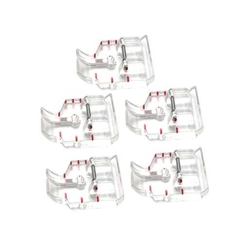 OSALADI 3 Sätze Teiliges Transparenter Nähmaschinen Quiltfuß Kunststoff Für Patchwork Quilting Kompatibel Mit Gängigen Nähmaschinen Zubehör Für Ihre Nähprojekte 5 Stücke * 3 von OSALADI