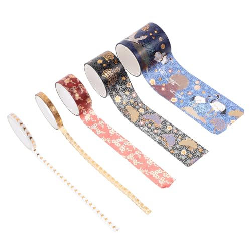 OSALADI 3 Sätze Teiliges Vintage Washi Tape Dekorative Klebebänder Für Scrapbooking Notizbücher Und Diy Projekte Für Kreative Bastelideen Und 5 Stück * 3 OSALADI 3 Sätze Teiliges Vintage Washi Tape Dekorative Klebebänder Für Scrapbooking Notizbücher Und Diy Projekte Für Kreative Bastelideen Und 5 Stück * 3 von OSALADI