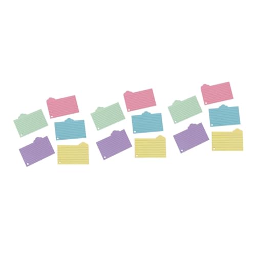 OSALADI 3 Sätze Vokabelheft Aus Notizpapier Student Ungefüttert Farbig Leere Karten Flashcard Rosa Grundlagen Des Studiums Lernkarten Wortkarten Karteikarte 125 Blätter * 3 von OSALADI