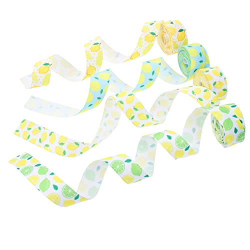 OSALADI 3 Sätze Zitronen Motivband Dekorative Bänder Für Bastelarbeiten Und Yards Pro Strapazierfähig Für Diy Verpackungen Und Partydekorationen 4 Rollen * 3 OSALADI 3 Sätze Zitronen Motivband Dekorative Bänder Für Bastelarbeiten Und Yards Pro Strapazierfähig Für Diy Verpackungen Und Partydekorationen 4 Rollen * 3 von OSALADI