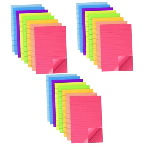 OSALADI 3 Sätze -notizbuch Pastell Memo Beachten Sie Pads Notizbilder Schreibwaren Notizpolster Schreiben Unterlage Gefüttert Notizblock Klebrig Kleine Notizen Papier 8 Stücke * 3 OSALADI 3 Sätze -notizbuch Pastell Memo Beachten Sie Pads Notizbilder Schreibwaren Notizpolster Schreiben Unterlage Gefüttert Notizblock Klebrig Kleine Notizen Papier 8 Stücke * 3 von OSALADI