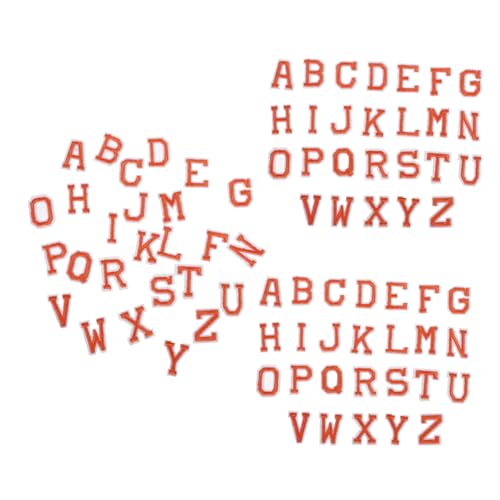 OSALADI 3 Sets Filz Buchstabentafel Zubehör Für Buchstabentafeln Gestickte Alphabet Applikation Buchstaben Abzeichen Reparaturflicken Buchstabentafel Alphabet Zum Aufbügeln von OSALADI